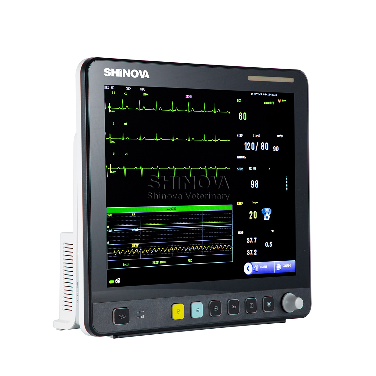 15 'Monitor veterinario modular con pantalla táctil