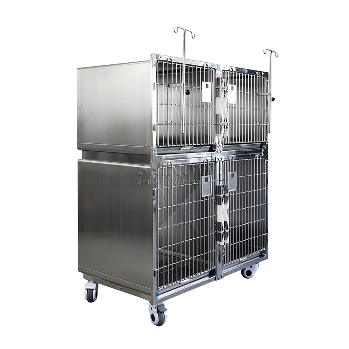 Jaula de perros de acero inoxidable modular