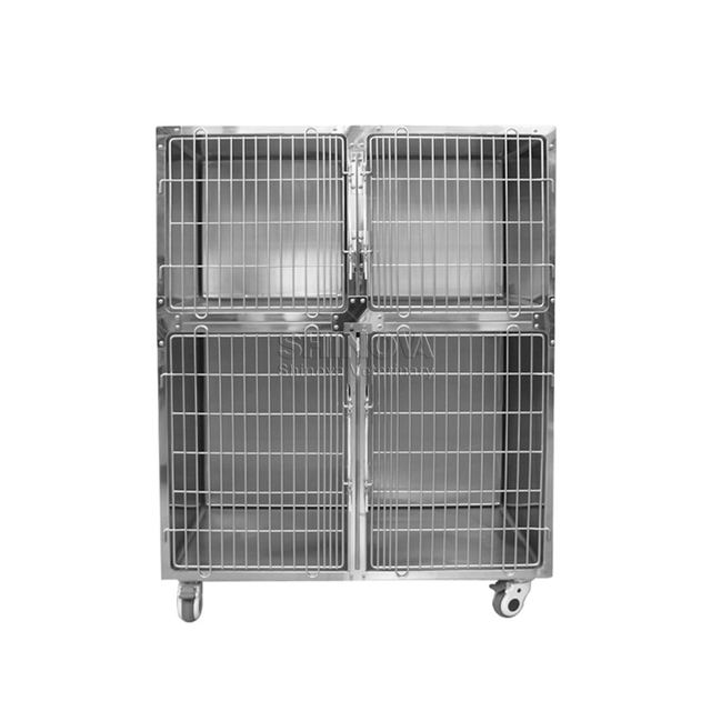 Jaula de perros de estilo seco de acero inoxidable modular