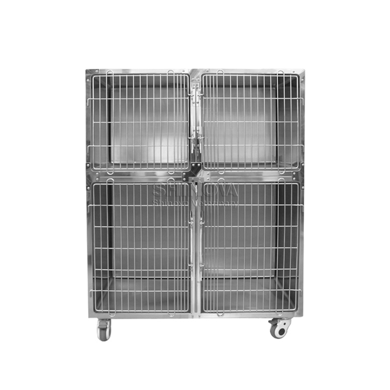 Jaula de perros de estilo seco de acero inoxidable modular