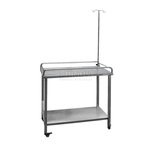 Mesa de infusión simple de acero inoxidable