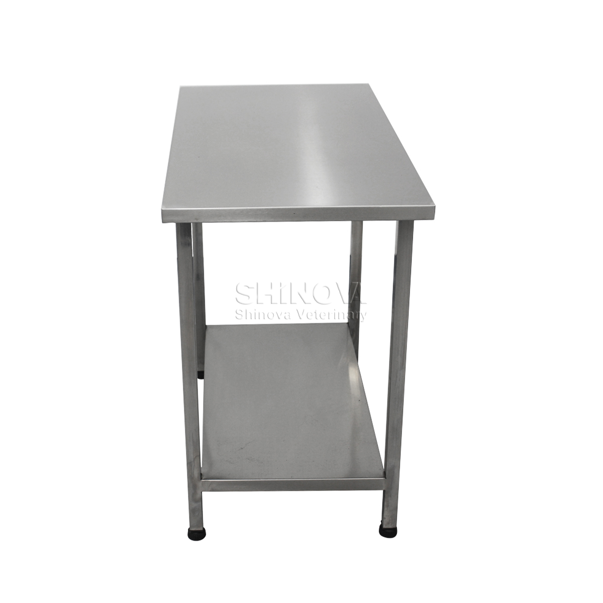 Mesa de tratamiento de acero inoxidable con cajón