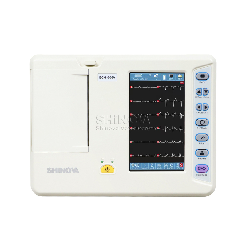 Máquina de ECG veterinaria portátil electrocardiagrama veterinaria