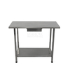 Mesa de tratamiento de acero inoxidable con cajón