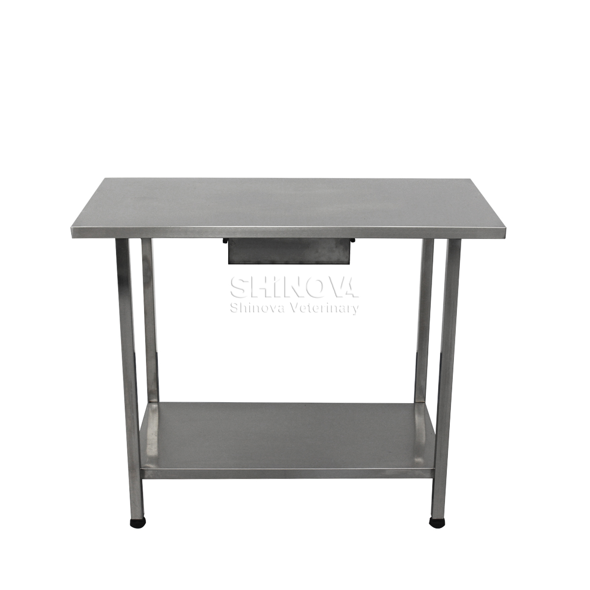 Mesa de tratamiento de acero inoxidable con cajón