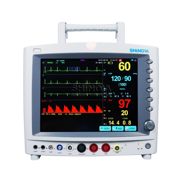 Monitor de animales de 12,1 pulgadas con gran capacidad contra interferencias electroquirúrgicas