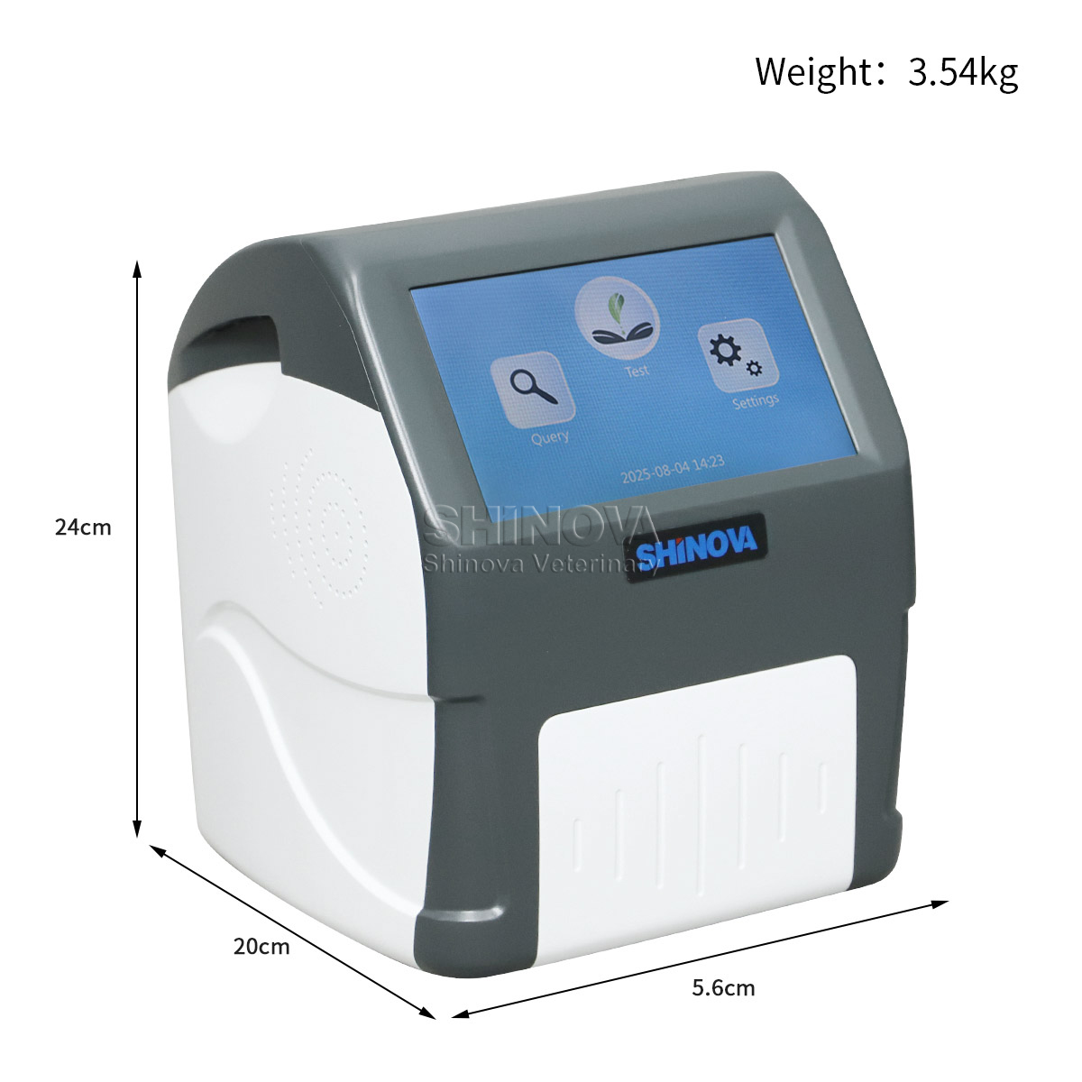 Analizador de química automática veterinaria portátil