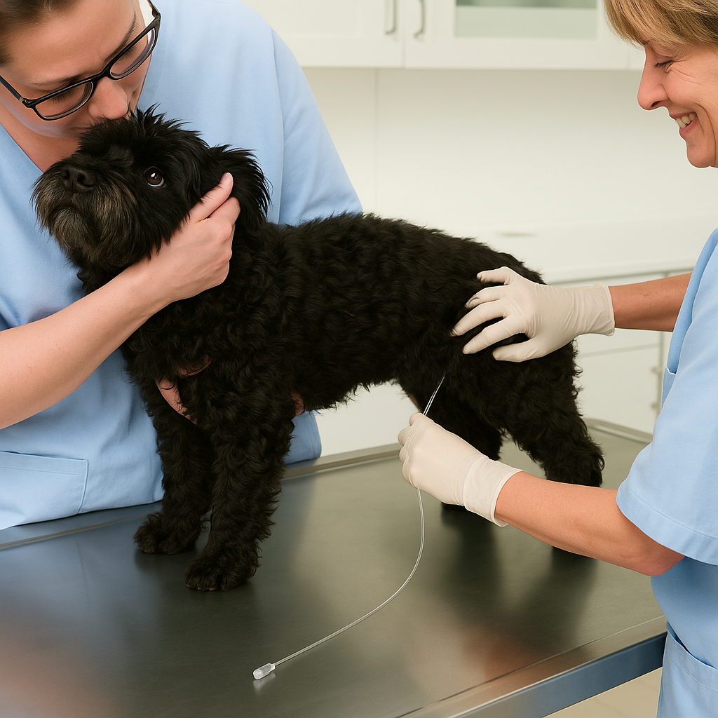 Cómo colocar y mantener catéteres urinarios en perros y gatos