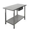 Mesa de tratamiento de acero inoxidable con cajón