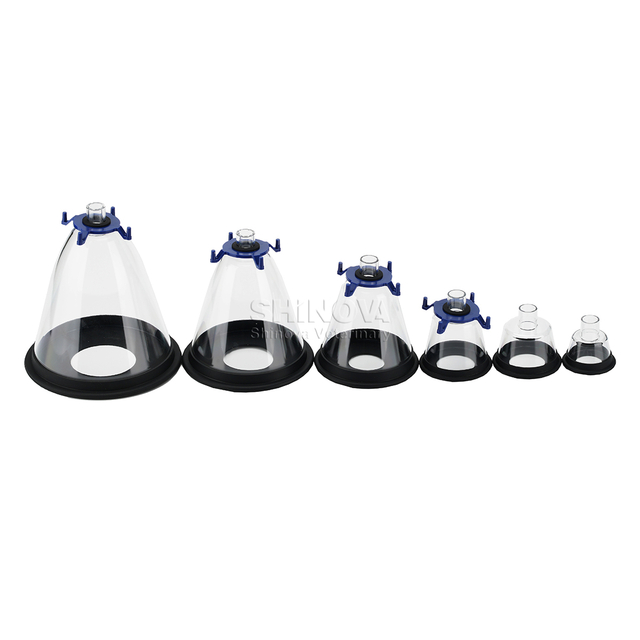 Máscara de anestesia veterinaria (6pcs/set)