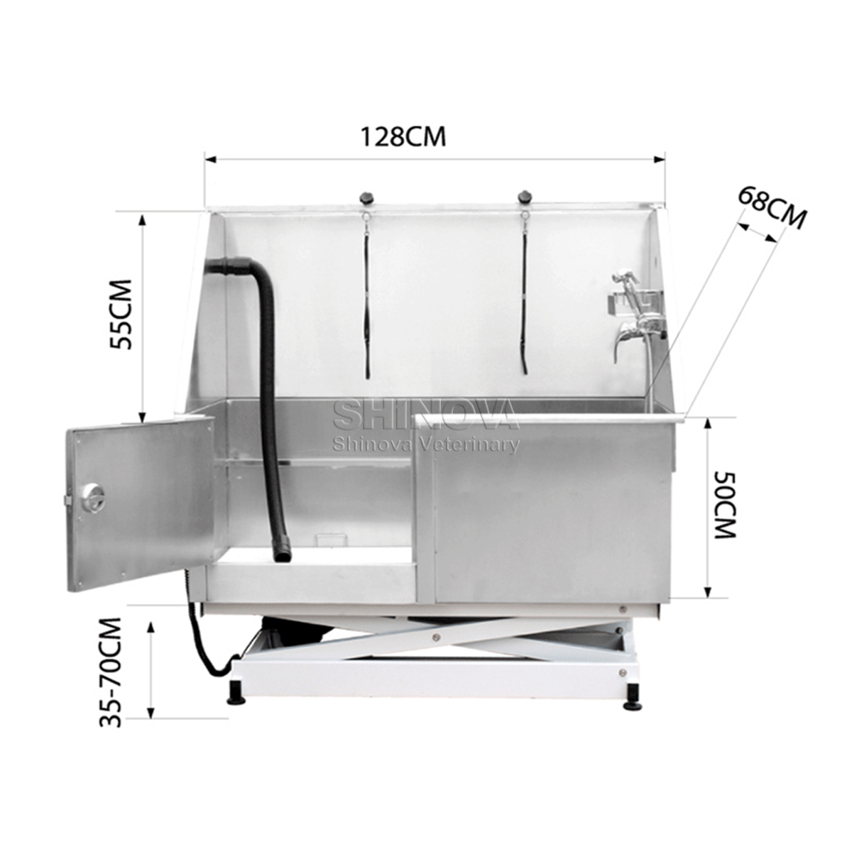 Bañera de aseo eléctrica