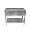 Mesa de pesaje de mascotas de acero inoxidable